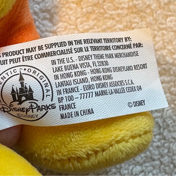 Disney Parks Orange Bird Stuffed Plush. Magic Kingdom Sunshine Tea Terrace - Picture 3 of 4